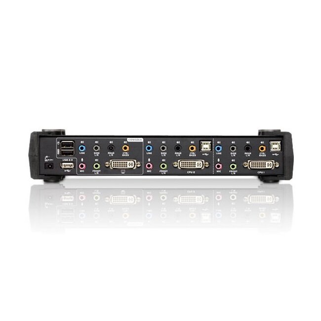 Aten CS1782A DVI Dual Link + USB + 7.1 Audio KVM Switch 2 naar 1
