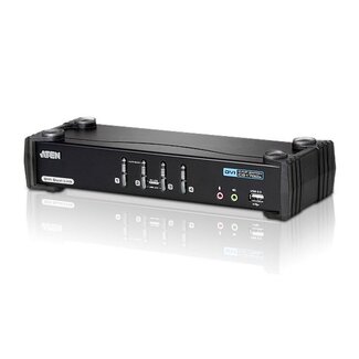 Aten Aten CS1784A DVI Dual Link + USB + Audio KVM Switch 4 naar 1