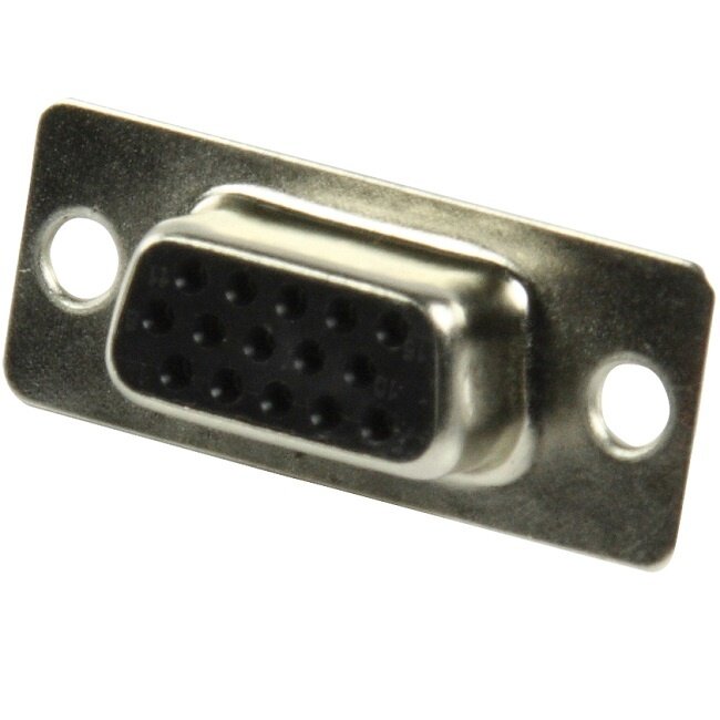 15p SUB-D connector vrouwelijk