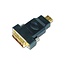 Premium DVI-D Single Link (m) - HDMI (m) adapter / zwart