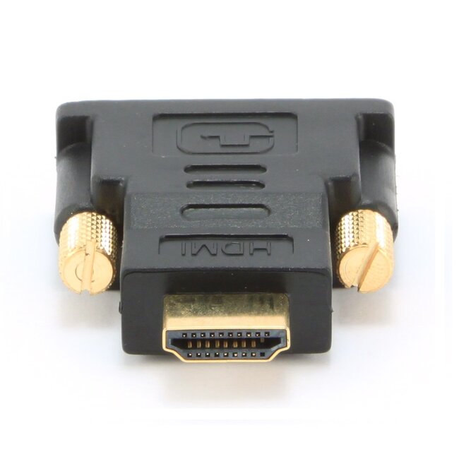 Premium DVI-D Single Link (m) - HDMI (m) adapter / zwart