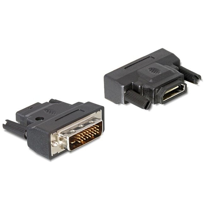 DeLOCK DVI-D Dual Link (m) - HDMI (v) adapter met LED