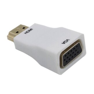 Dolphix HDMI naar VGA adapter - compact / wit