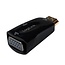 HDMI naar VGA + 3,5mm Jack adapter met HDCP - compact / zwart