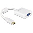 Premium Mini HDMI naar VGA adapter / wit - 0,15 meter