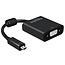 DeLOCK Micro HDMI naar VGA + 3,5mm adapter - zwart - 0,15 meter