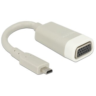 DeLOCK DeLOCK Micro HDMI naar VGA adapter - compact - 0,15 meter