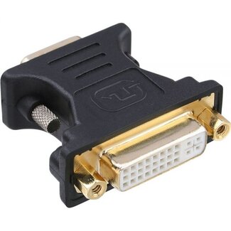 InLine Premium VGA naar DVI-I adapter / zwart