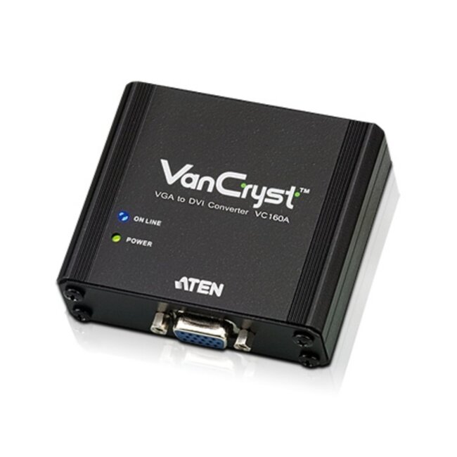 Aten VC160A VGA naar DVI-D converter / zwart