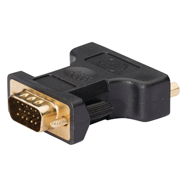 Konig VGA naar DVI-I adapter / zwart