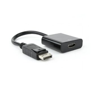 Dolphix DisplayPort naar HDMI adapter - Low Cost - DP 1.1 / HDMI 1.3 (Full HD 1080p) / zwart - 0,15 meter