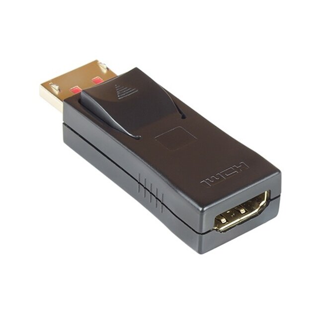 DisplayPort naar HDMI adapter - DP 1.4 / HDMI 2.0 (4K 60Hz + HDR) / zwart