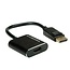 Premium DisplayPort 1.4 naar HDMI 2.0 actieve adapter (4K 60 Hz + HDR) / zwart - 0,15 meter