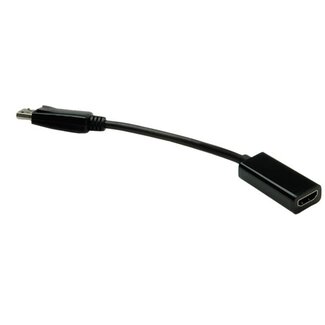 Value Premium DisplayPort 1.2 naar HDMI 1.4 adapter (4K 30 Hz) / UL - 0,15 meter