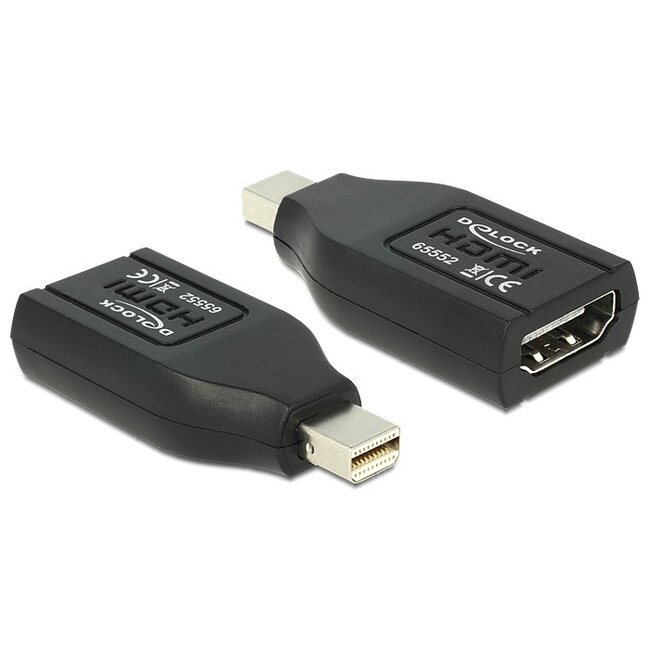 Premium Mini DisplayPort 1.1 naar HDMI 1.3 adapter (Full HD 1080p) / zwart