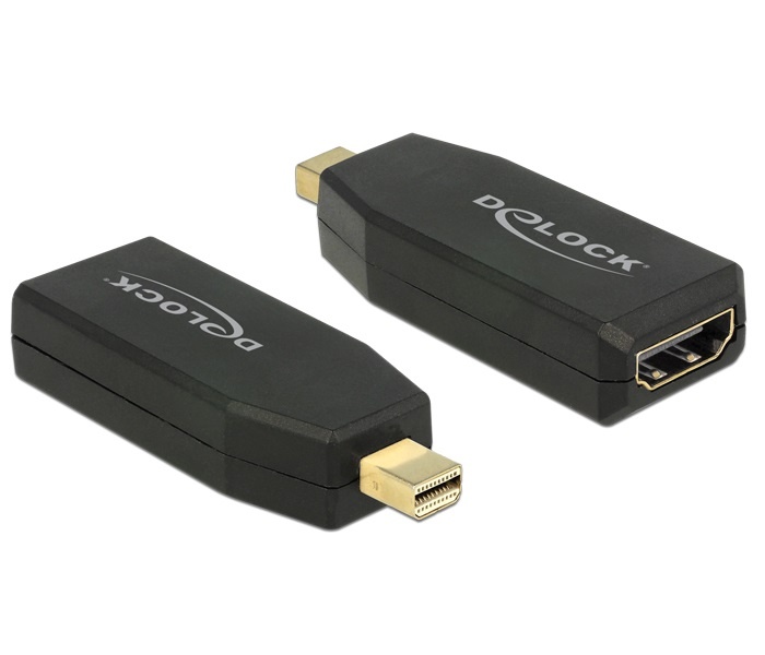 DeLOCK kabeladapters/verloopstukjes Adapter mini Displayport 1.2 male > HDMI female 4K Passive black