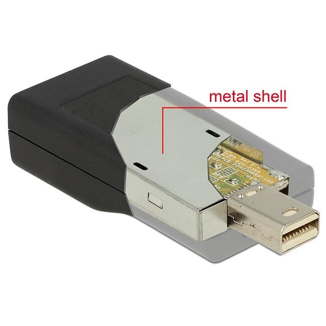 DeLOCK premium Mini DisplayPort naar HDMI adapter - DP 1.2 / HDMI 1.4 (4K 30Hz) / metaal