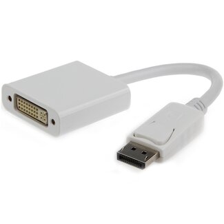 Cablexpert DisplayPort 1.1 naar DVI adapter (1920 x 1200) / wit - 0,15 meter