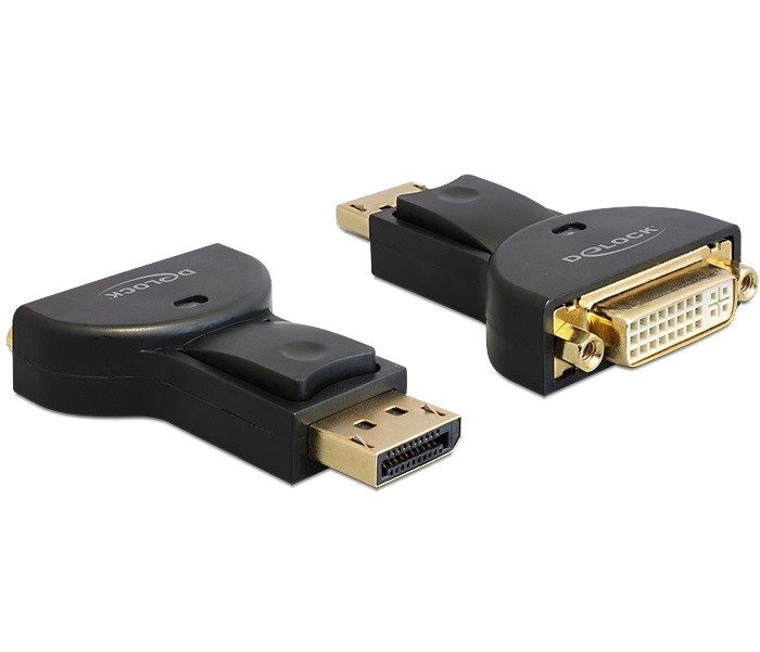 Delock - DisplayPort naar DVI Beeldscherm Adapter - zwart