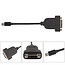 Mini DisplayPort 1.1 naar DVI actieve adapter (1920 x 1200) / zwart - 0,15 meter