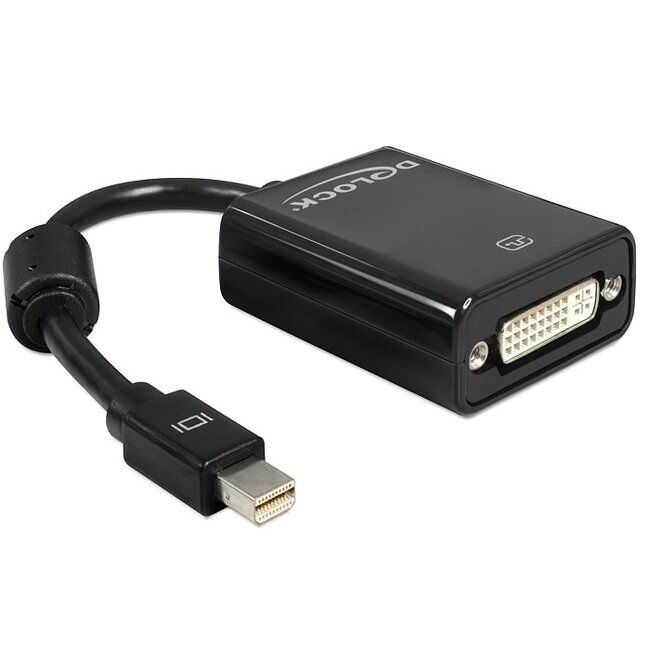 Premium Mini DisplayPort 1.1 naar DVI adapter (1920 x 1200) / zwart - 0,15 meter