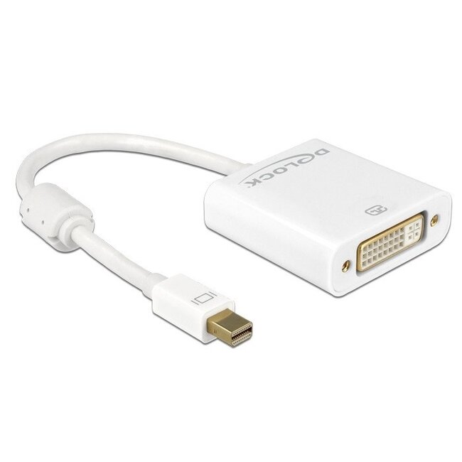 Premium Mini DisplayPort 1.2 naar DVI adapter (1920 x 1200) / wit - 0,20 meter