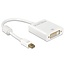 Premium Mini DisplayPort 1.2 naar DVI actieve adapter (1920 x 1200) / wit - 0,20 meter