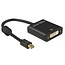 Premium Mini DisplayPort 1.2 naar DVI actieve adapter (1920 x 1200) / zwart - 0,20 meter