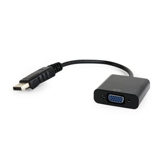 Dolphix DisplayPort 1.1 naar VGA adapter / zwart - 0,15 meter