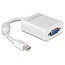 Premium Mini DisplayPort 1.2 naar VGA adapter / wit - 0,15 meter