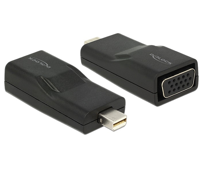 DeLOCK Premium Mini DisplayPort 1.2 naar VGA adapter / zwart