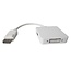 DisplayPort 1.1 naar HDMI, DVI en DisplayPort adapter / wit - 0,20 meter