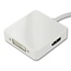 Mini DisplayPort 1.1 naar HDMI, DVI en DisplayPort adapter / wit - 0,20 meter