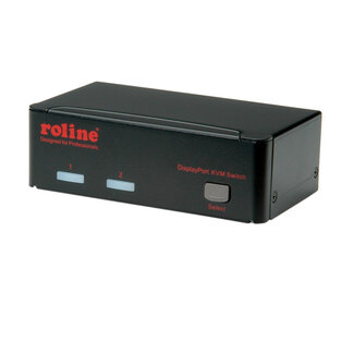 Roline Roline 2x DisplayPort naar 1x DisplayPort KVM Switch