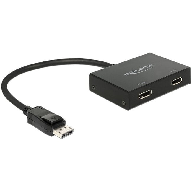 DeLOCK 1x DisplayPort naar 2x DisplayPort splitter - 4K - 0,30 meter