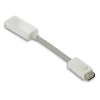 Dolphix Mini DVI (m) naar HDMI (v) adapter / wit - 0,15 meter