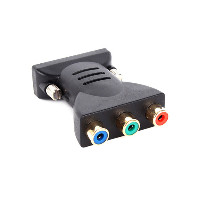 DVI-I Dual Link (m) - Tulp component (v) adapter