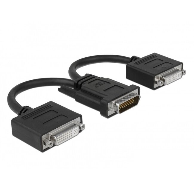 DMS-59 (m) naar 2x DVI-I (v) adapter - 0,20 meter