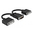 DMS-59 (m) naar 2x DVI-I (v) adapter - 0,20 meter