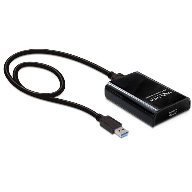 DeLOCK USB3.0 naar HDMI converter met audiodoorgave
