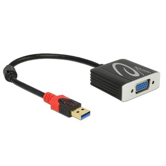 DeLOCK DeLOCK USB3.0 naar VGA adapter - 0,20 meter