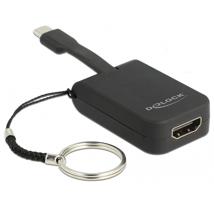 DeLOCK USB-C Adapter naar HDMI 4k 30 Hz sleutelhanger