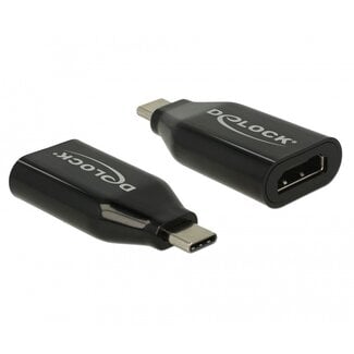 DeLOCK Premium USB-C naar HDMI adapter met DP Alt Mode (4K 60 Hz) / zwart