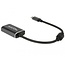 Premium USB-C naar HDMI en USB-C PD adapter met DP Alt Mode (4K 60 Hz) / zwart - 0,20 meter