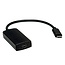 USB-C naar Mini DisplayPort adapter met DP Alt Mode (4K 60 Hz) / zwart - 0,10 meter