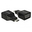 Premium USB-C naar VGA adapter met DP Alt Mode (1920 x 1200) / zwart
