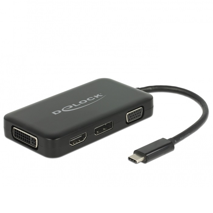 DeLOCK USB-C > VGA / HDMI / DVI / DisplayPort adapter