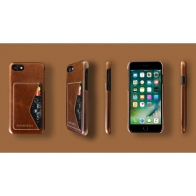 Mobiparts Excellent Backcover voor Samsung Galaxy S8 Plus Oaked Cognac