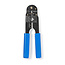 Krimptang voor RJ45 connectoren - metaal / blauw/zwart