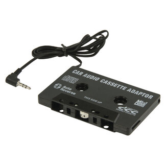 Dolphix Auto cassette adapter met 3,5mm Jack connector / zwart